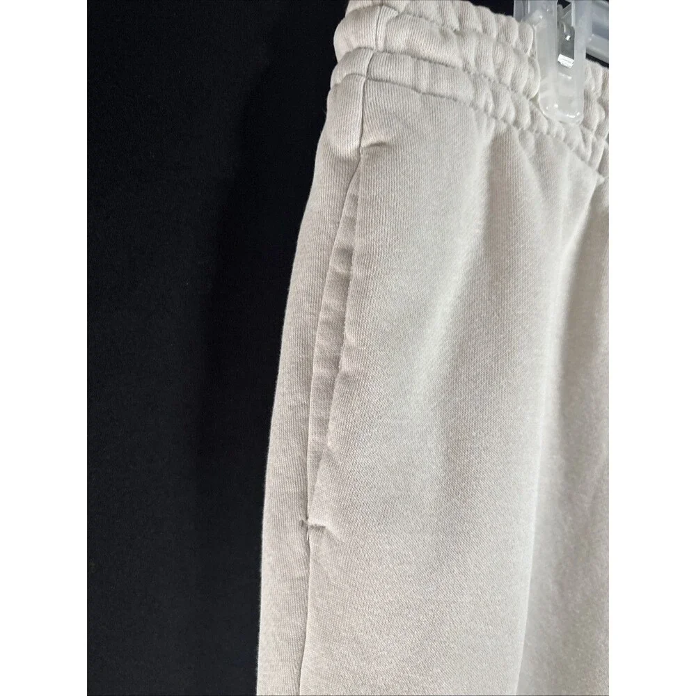 NWOT Reebok Joggers 3x Men’s Beige/white Logo Pockets Drawstring - Picture 8 of 11